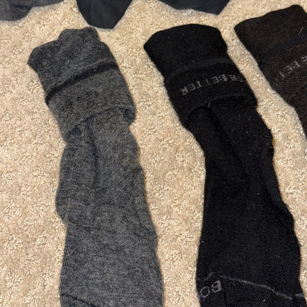 Bombas 12-Pack Men’s Dress Sock Bundle Over The Calf Size Medium - Picture 5 of 6